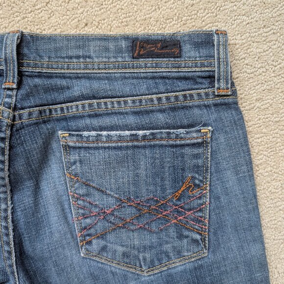 EUC Citizens of Humanity Naomi Stretch Low Waist Flair Jeans Women's 28 x 27.5 - Picture 2 of 15